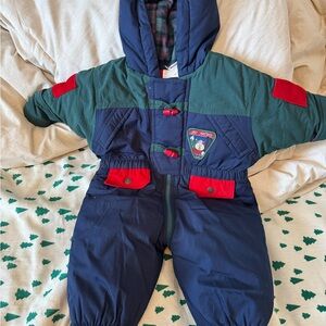 Kids Adventure Bodysuit - Green and Red